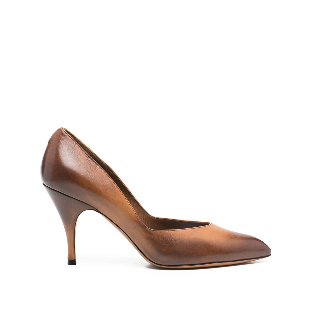 Miu Miu Pointed High Heels In Brown