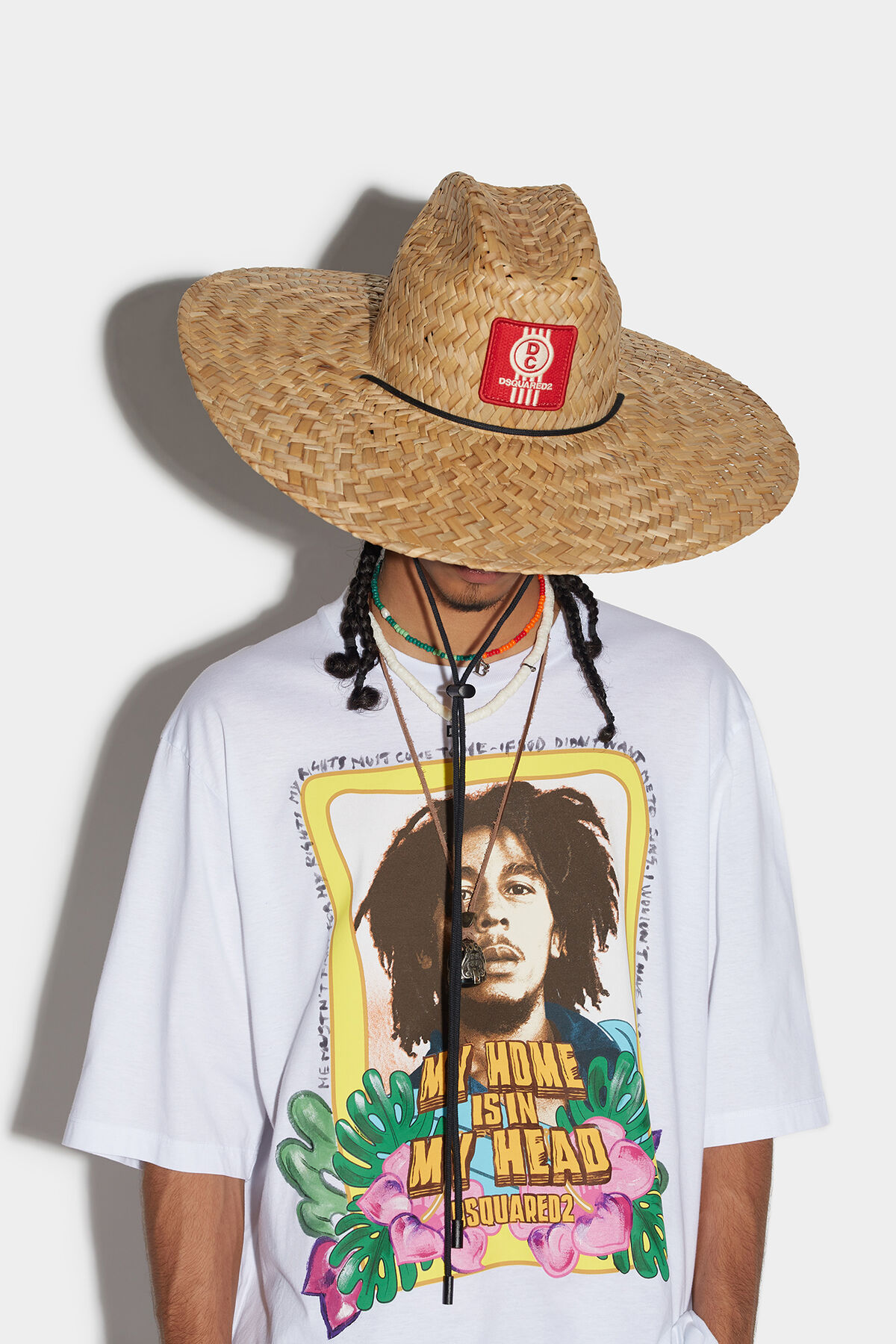Dsquared2 Graphic-print Short-sleeved T-shirt In White