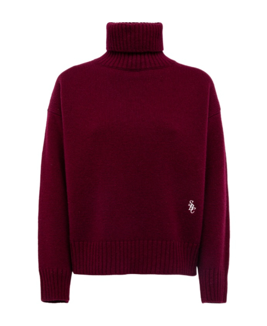 Sporty And Rich Sporty & Rich Turtleneck Shirt In Red
