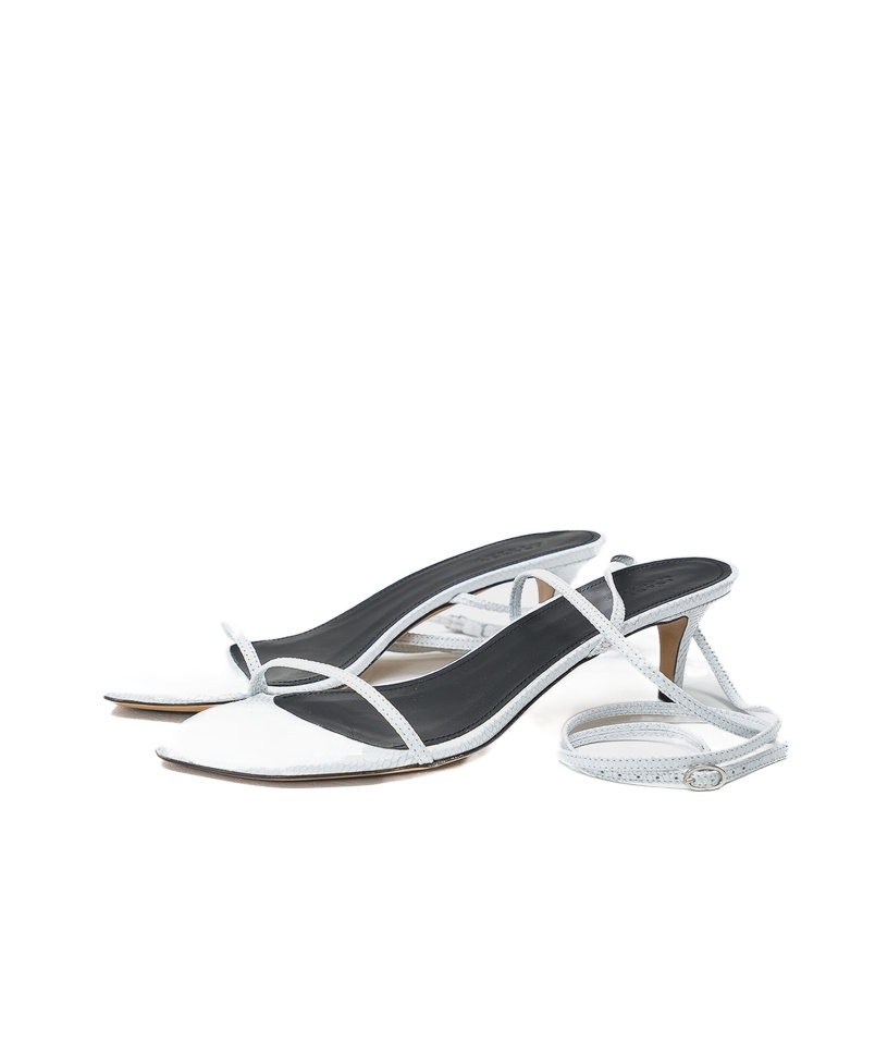 Isabel Marant Open-toed High-heeled Sandals In White