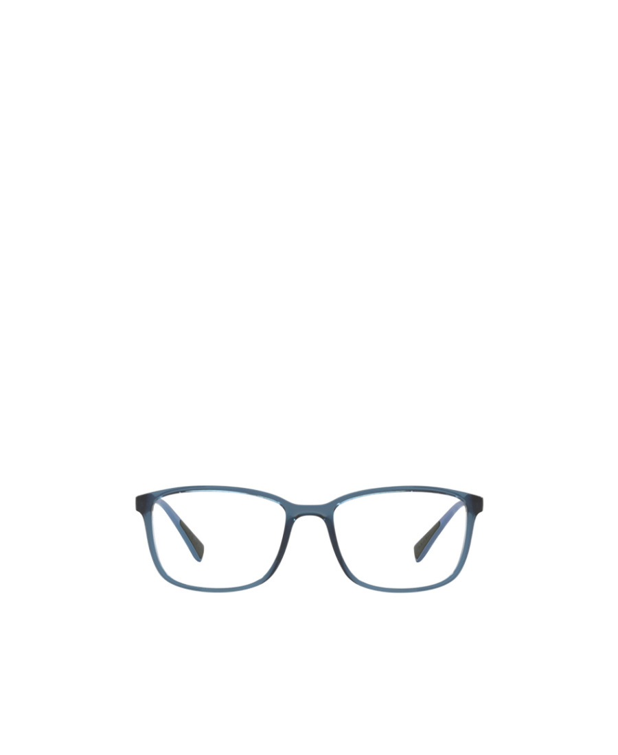 Prada 55mm Rectangular Optical Glasses In Blue