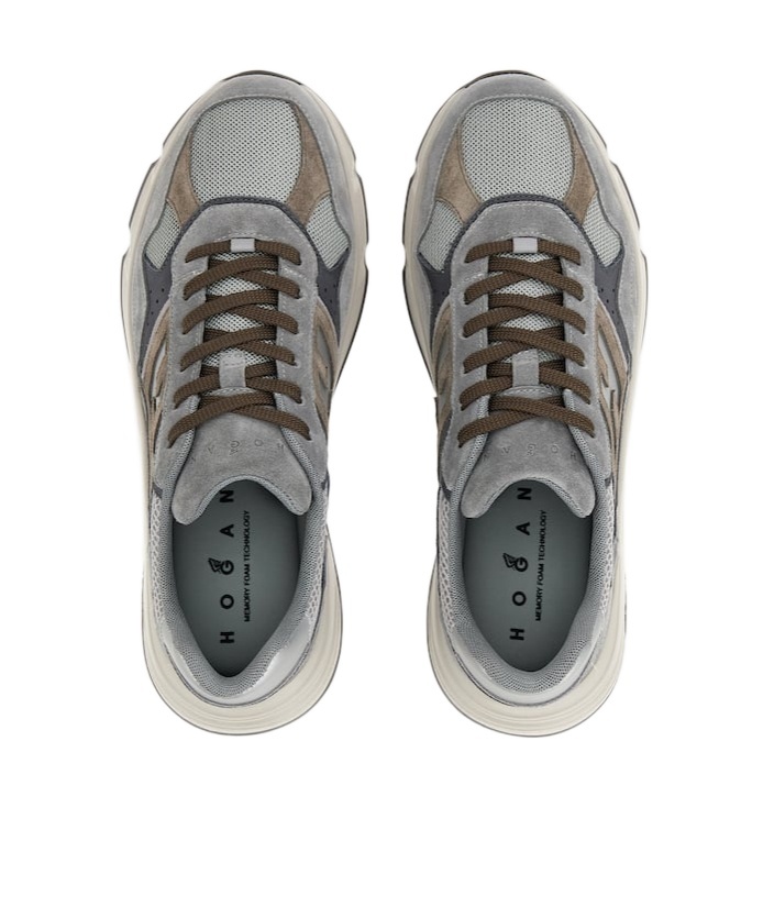 Hogan Hyperlight Low-top Sneakers In Gray