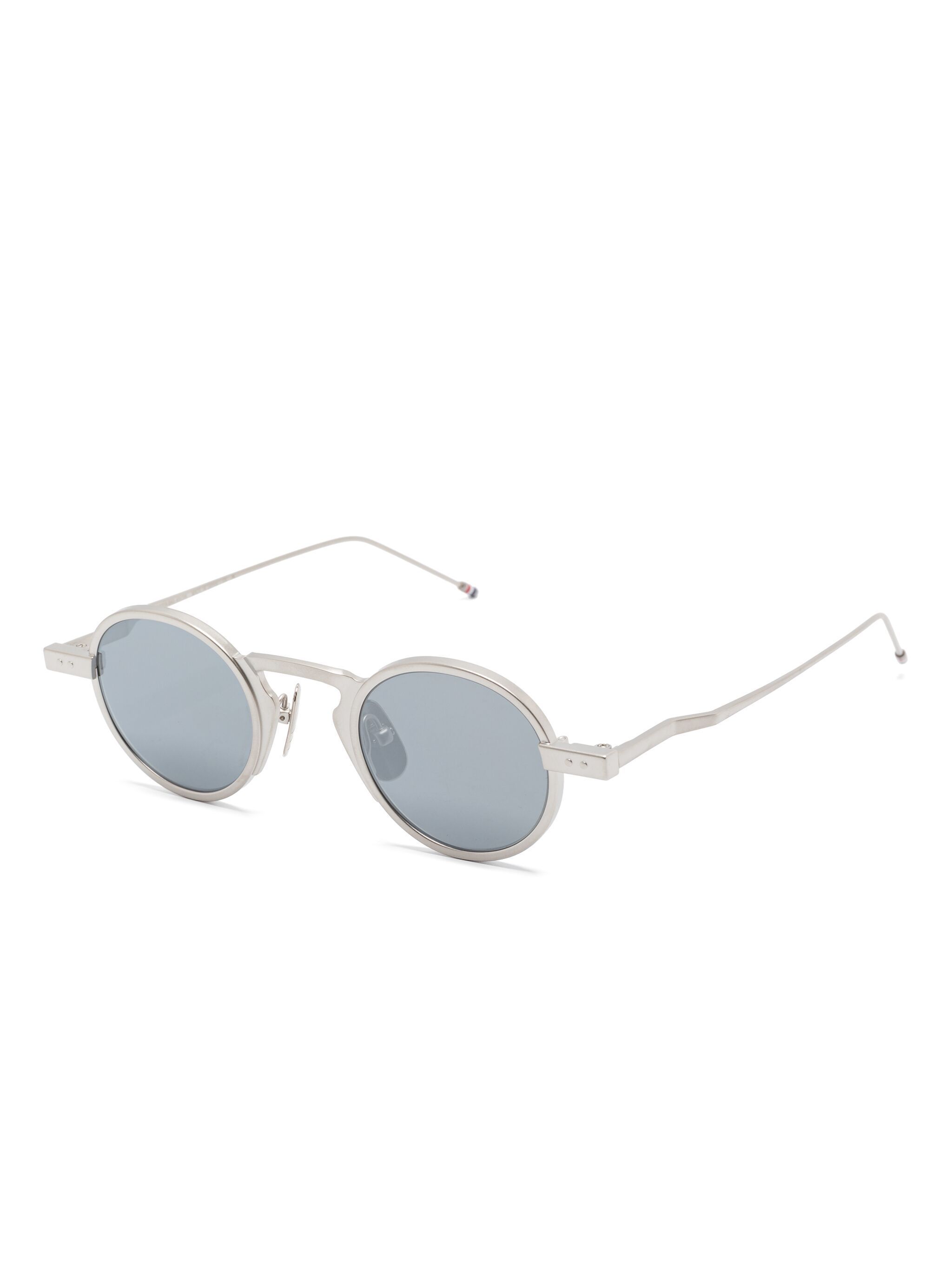 Thom Browne Round Sunglasses In Gray