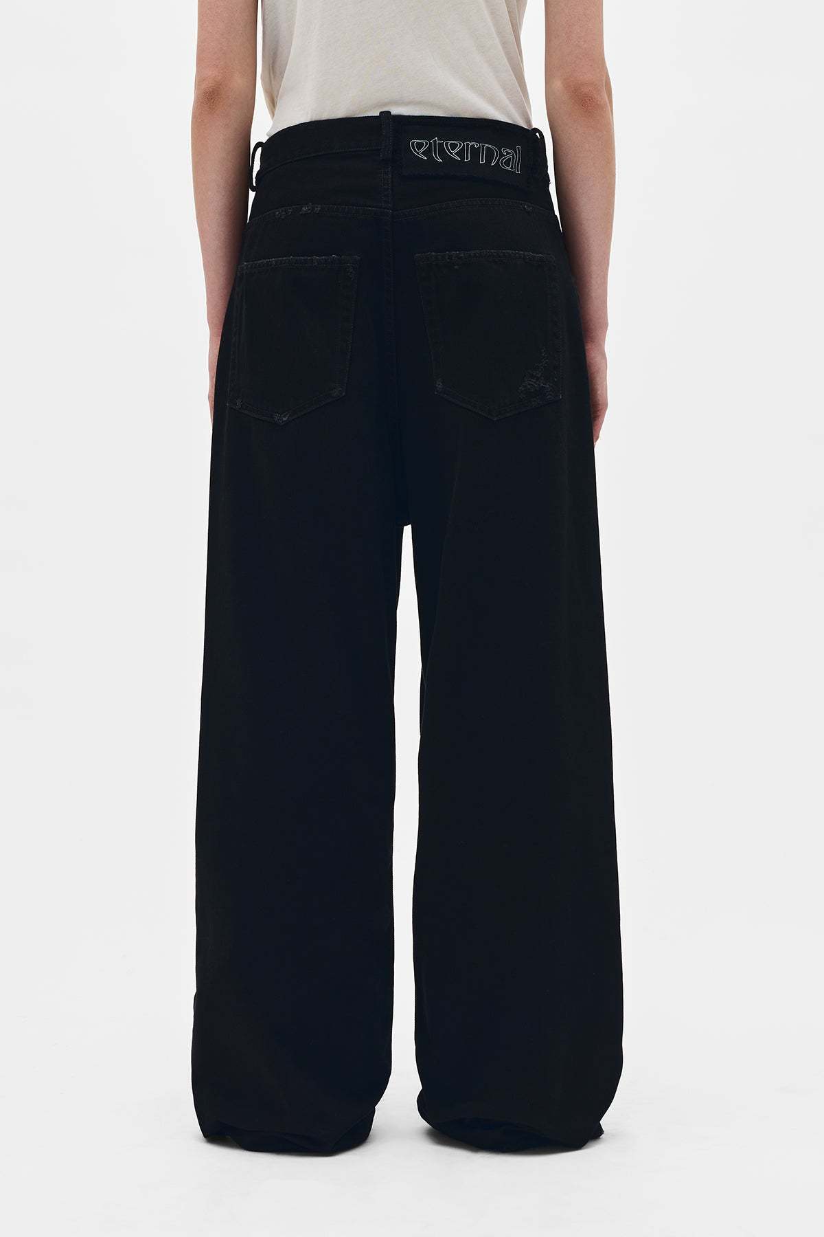 Ann Demeulemeester Olan 5 Pocket High-comfort Jeans In Black