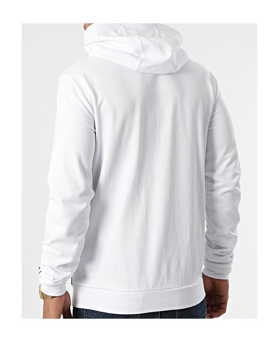 Ea7 Logo And Hat Casual Jacket In White