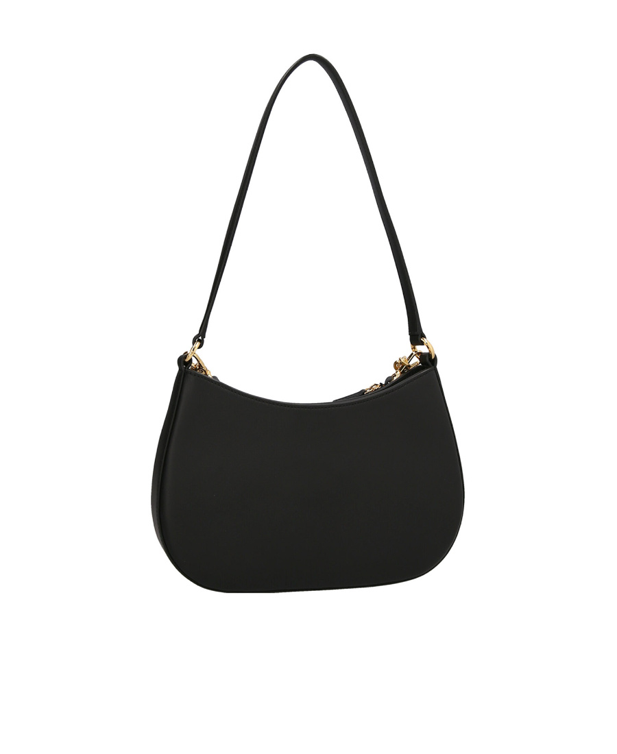 Mcm Mode Travia Shoulder Bag In Spanish Nappa Leather In Black