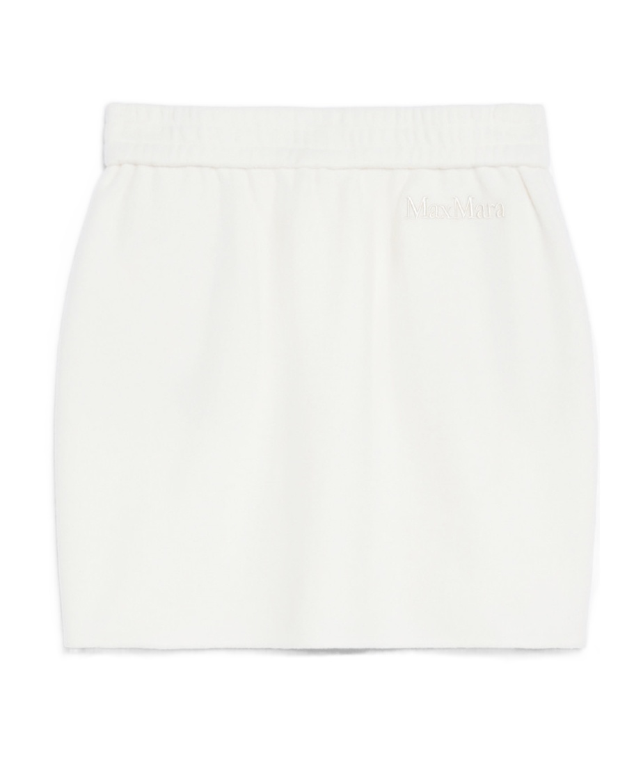 Max Mara Onagro Mini Skirt In White