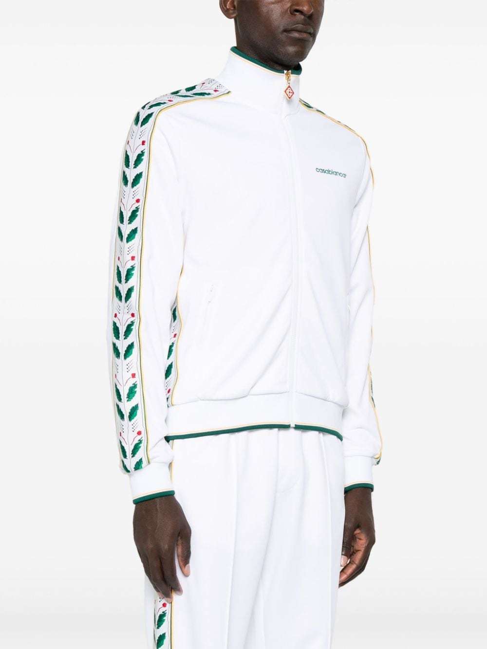 Casablanca Mens Seasonal Laurel Track Top In White