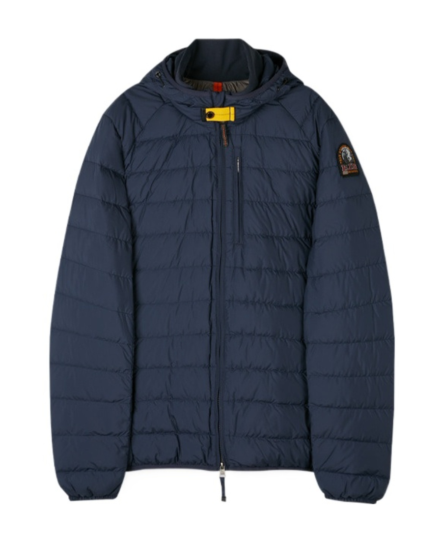Parajumpers Hooded Quilted Down Jacket In Black
