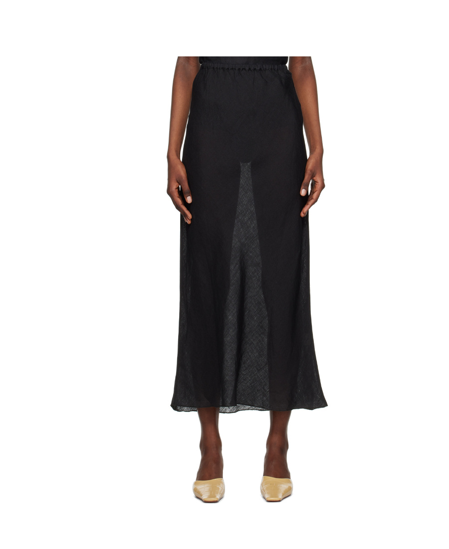 Baserange Emblem Skirt In Black