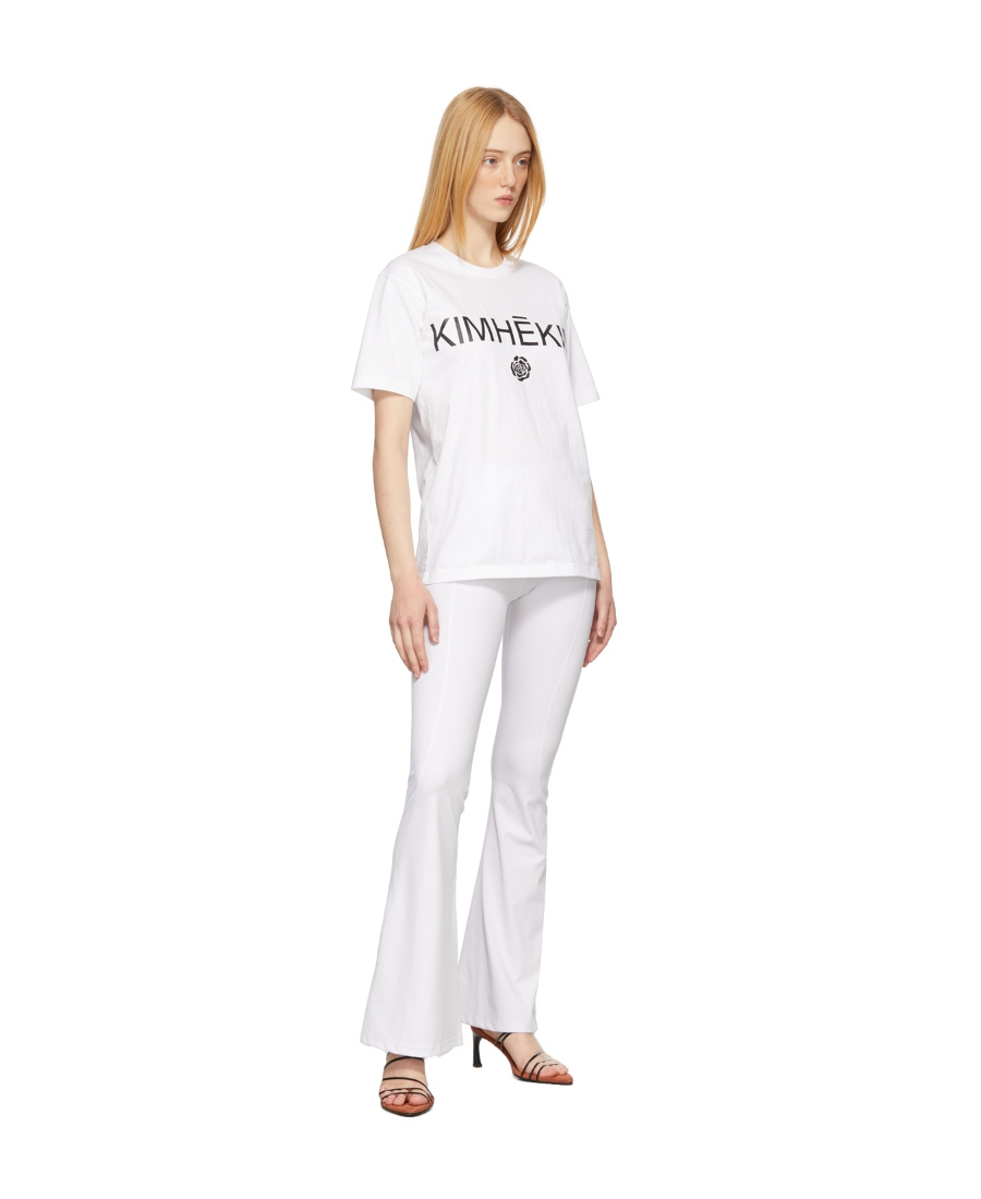 Kimhēkim Flared Casual Pants In White