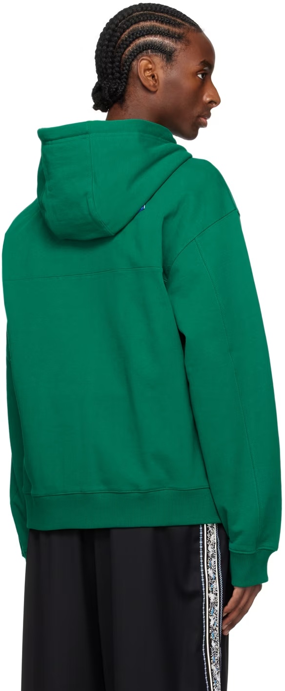 Ader Error Hooded Casual Jacket In Green