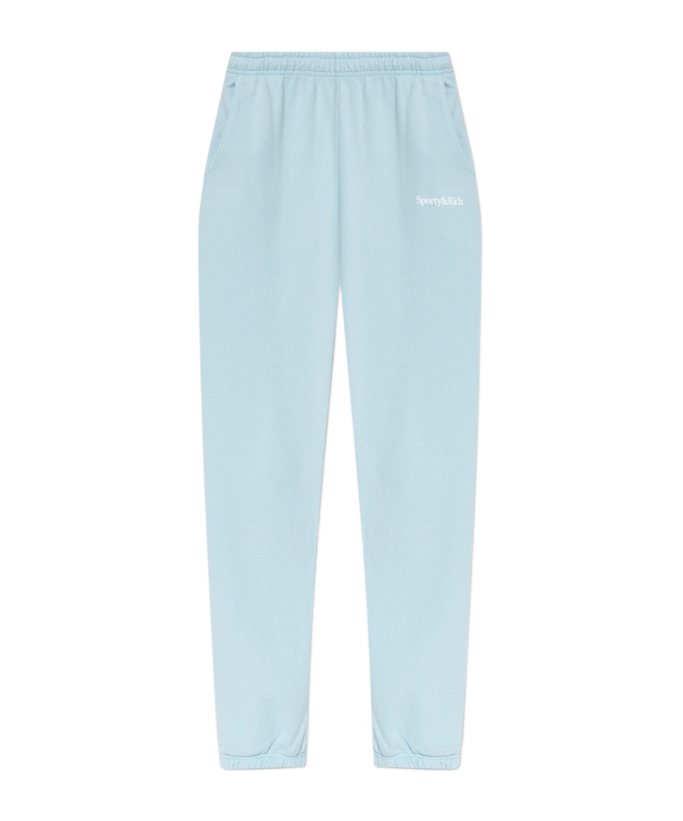 Sporty And Rich Sporty Rich Classic Logo Sweatpants In Blue