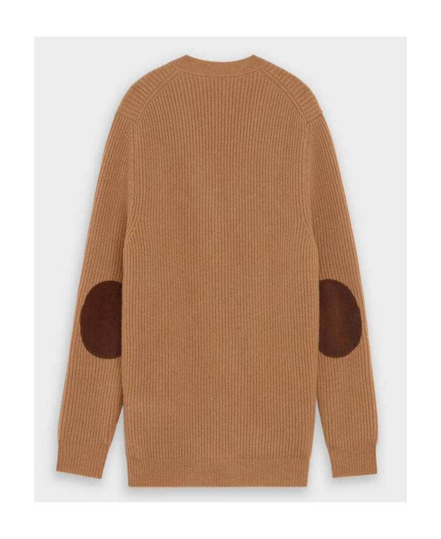 Celine Medium-length Cashmere Sweater In Brown