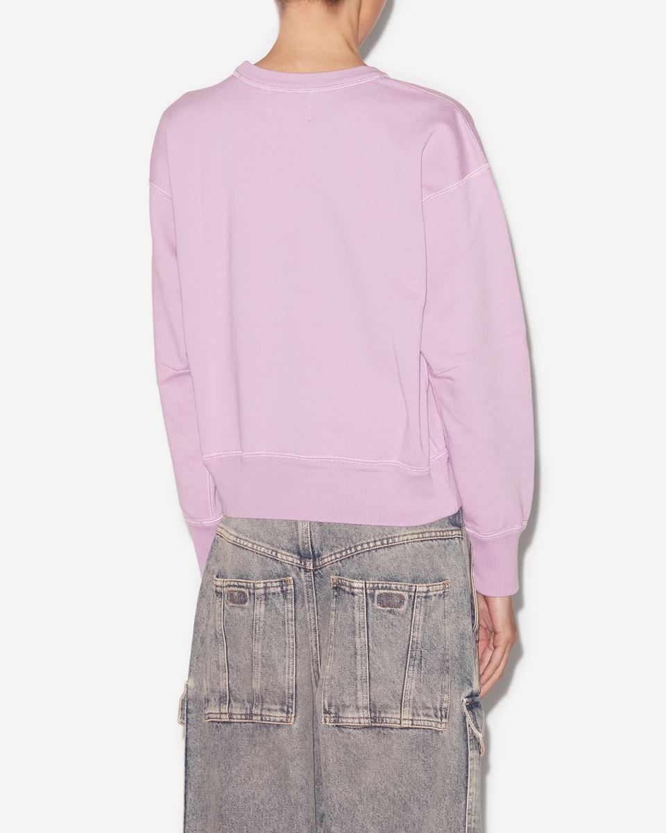 Isabel Marant Étoile Marant Etoile Women Millyny Cotton Sweatshirt In Purple