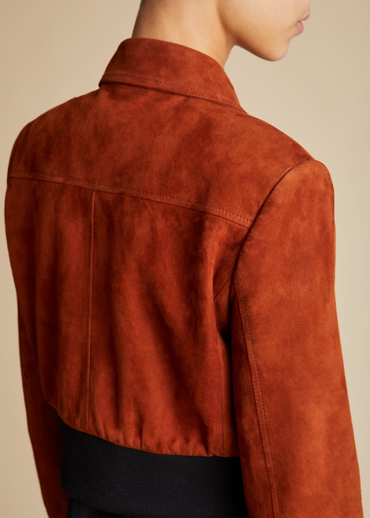 Khaite Hector Zip-up Jacket In Black