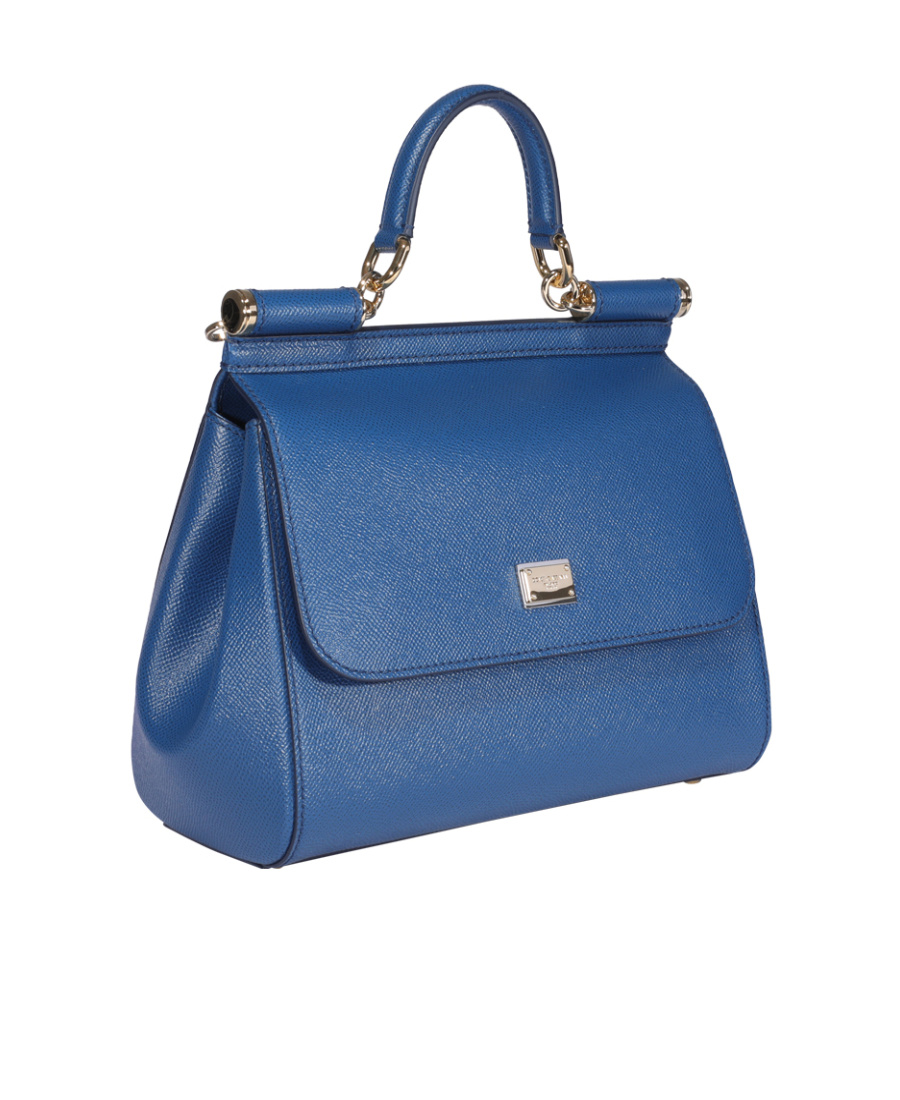 Dolce & Gabbana Sicily Tote Bag In Blue