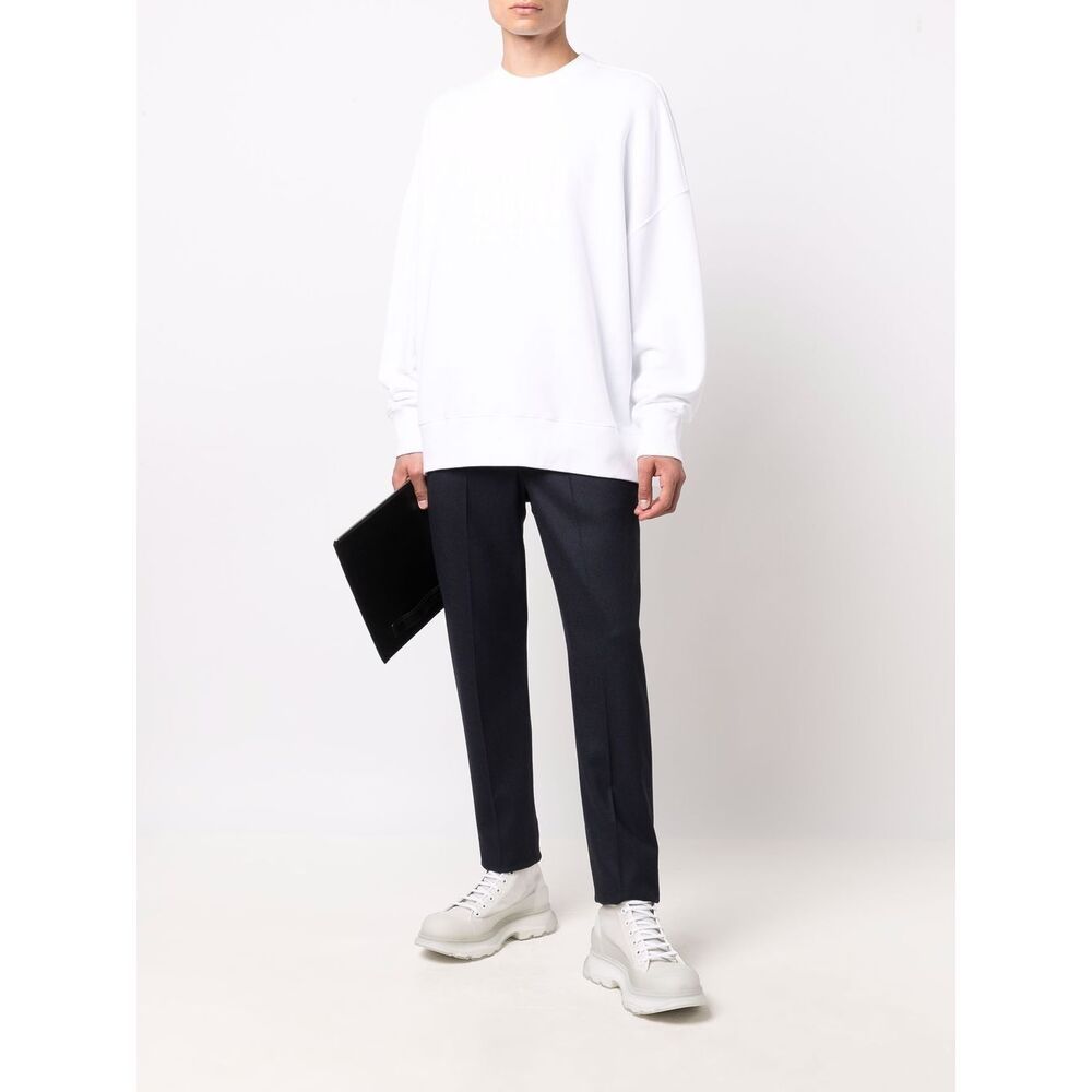 Ami Alexandre Mattiussi Tonal Logo-embroidered Sweatshirt