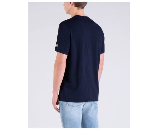 PAUL & SHARK ROUND COLLAR LOGO T-SHIRT