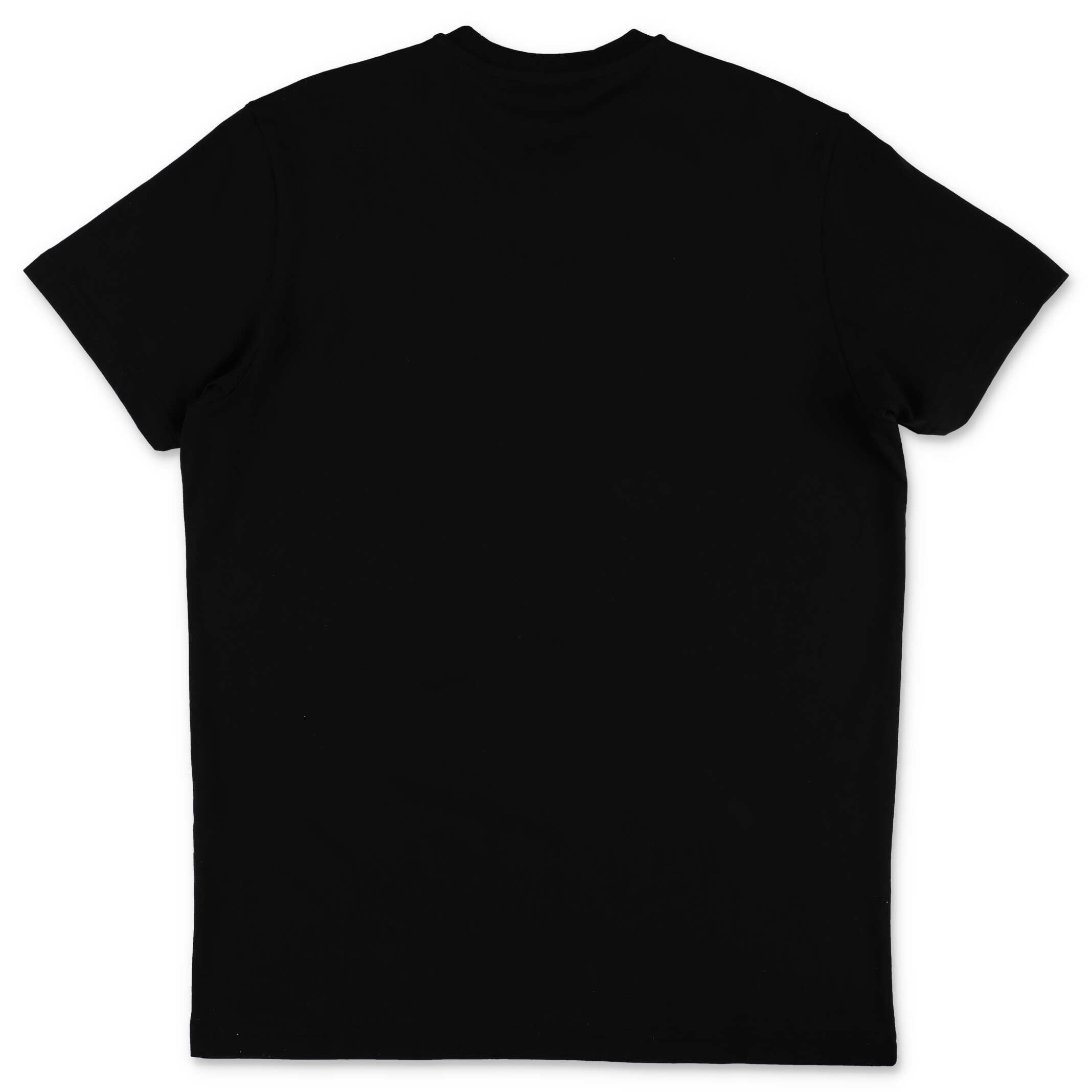 Dsquared2 Teen Logo-print Short-sleeved T-shirt In Black