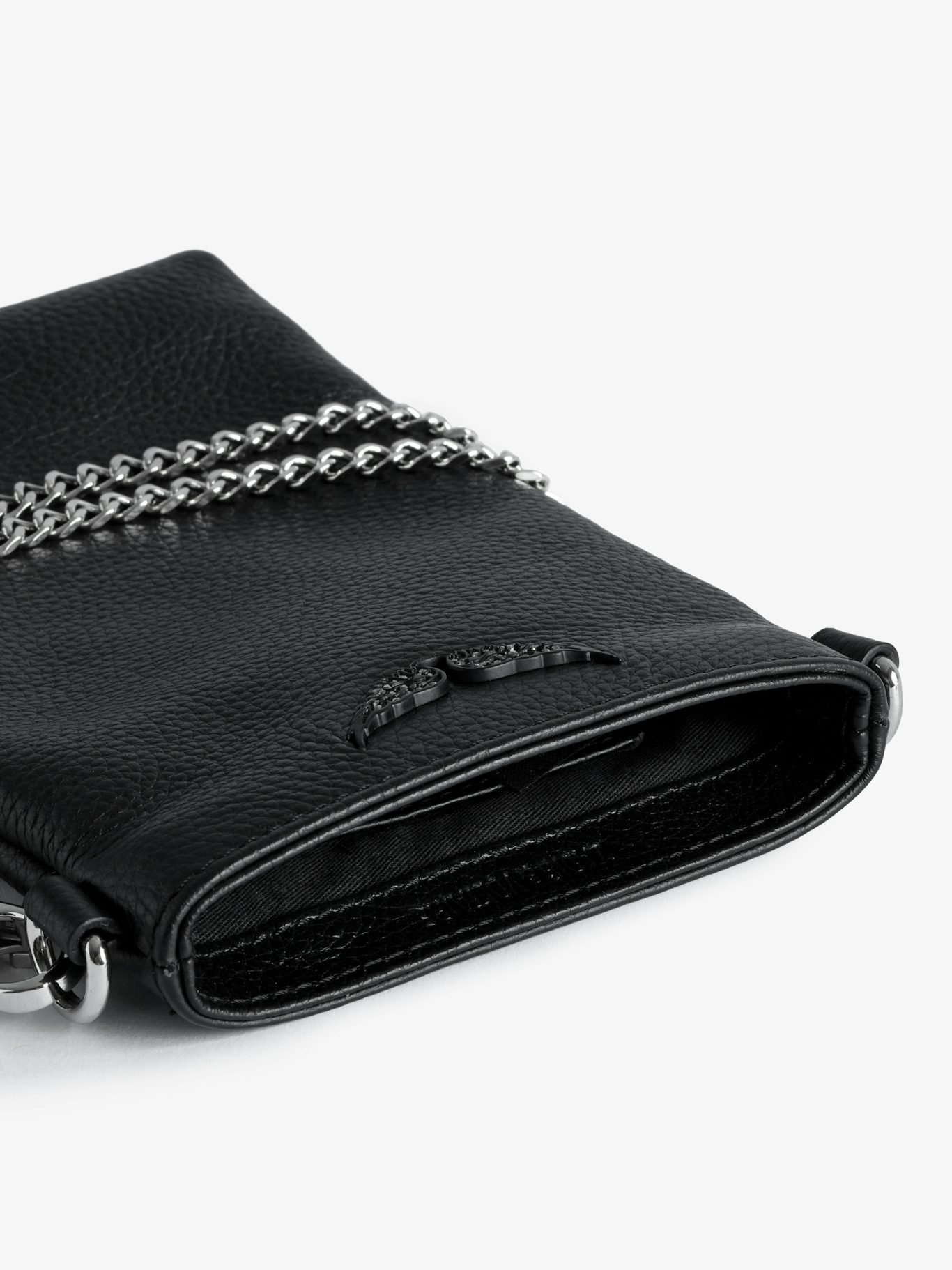 Zadig & Voltaire Rectangular Shoulder Bag In Black
