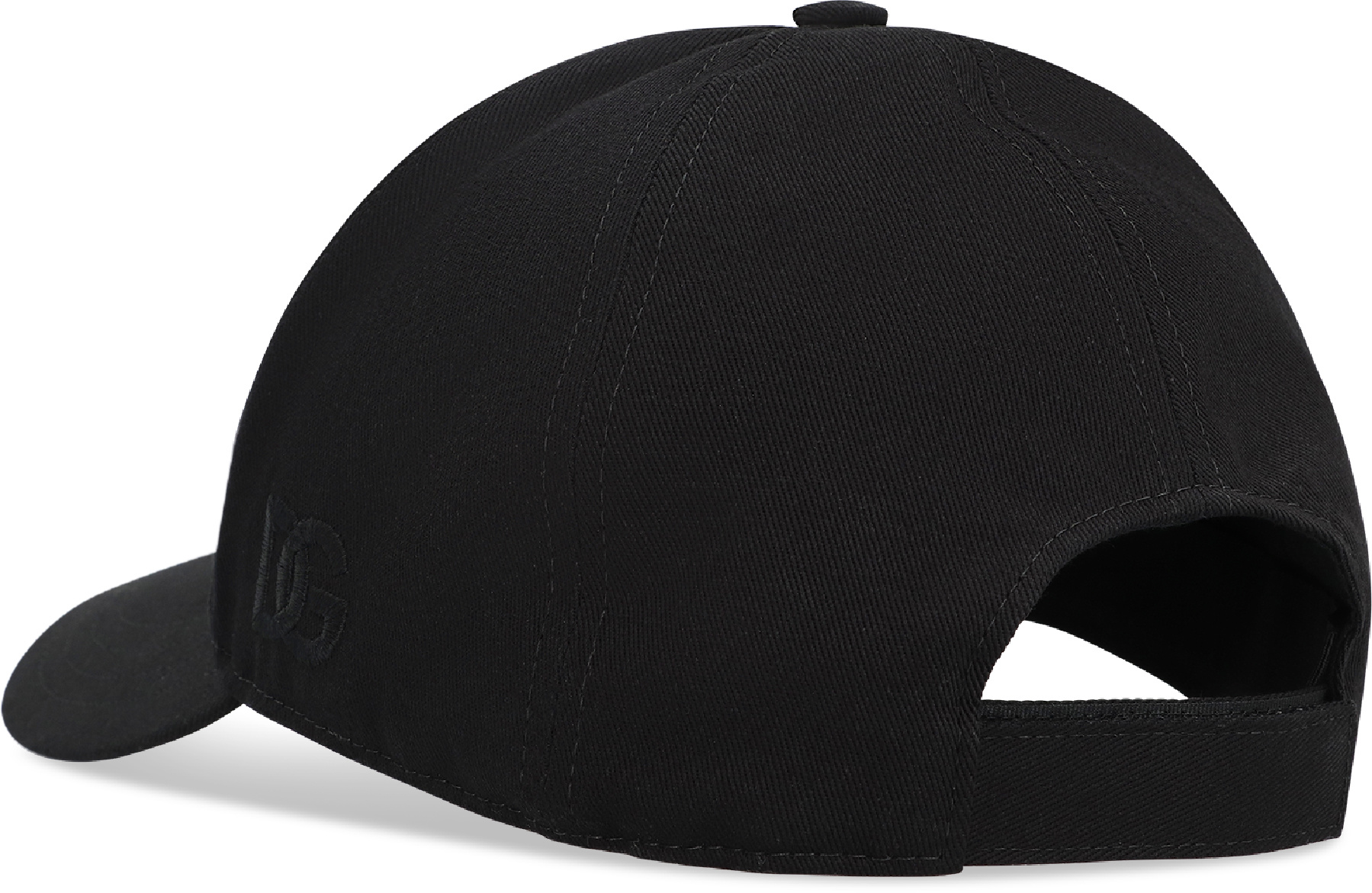 Dolce & Gabbana Dolce Gabbana Logo Detailed Baseball Cap In Black