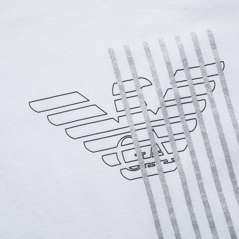 EA7 ROUND-NECKED LOGO T-SHIRT