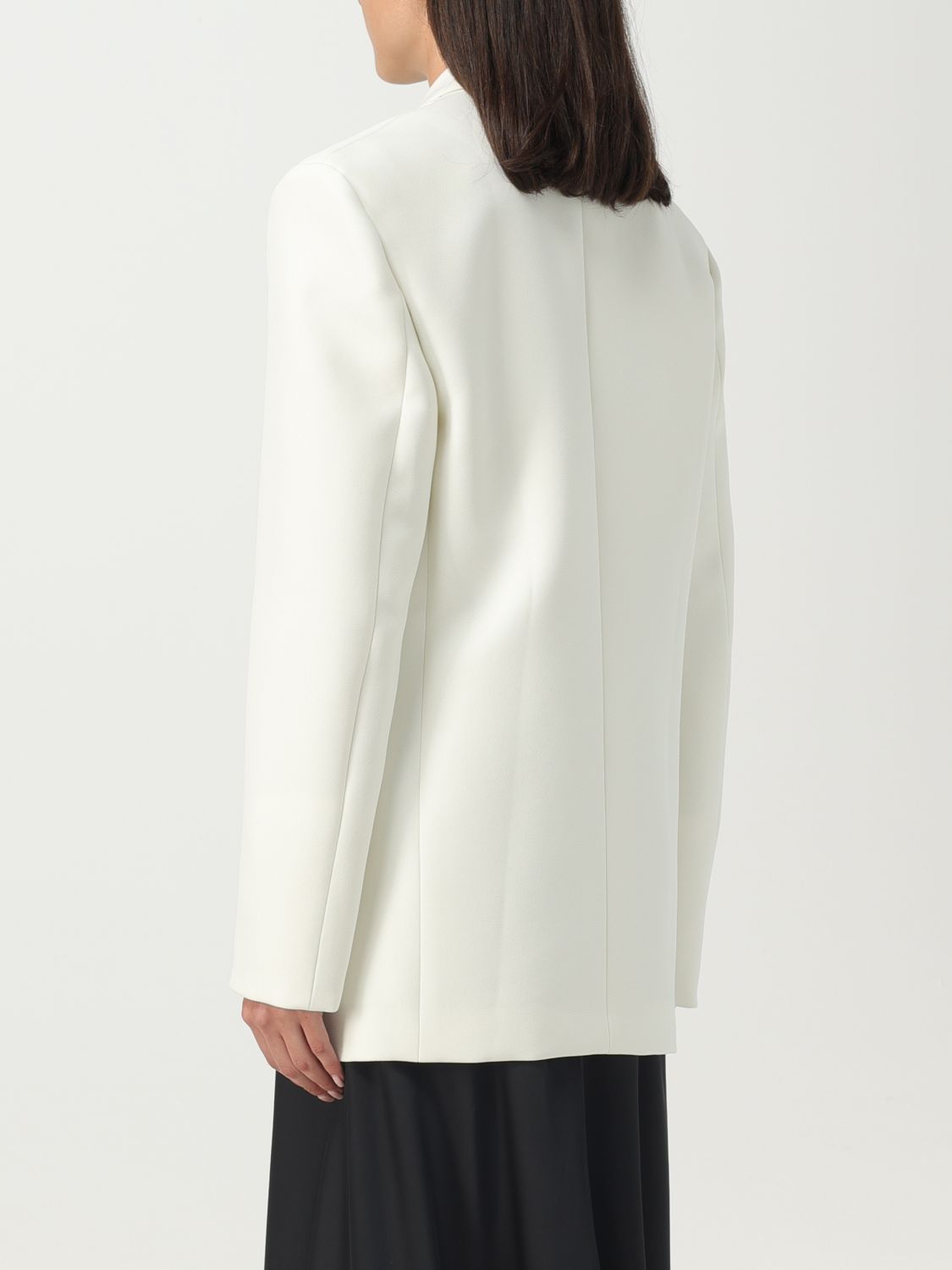 Shop Philosophy Di Lorenzo Serafini Long Sleeved Suit Jacket In White