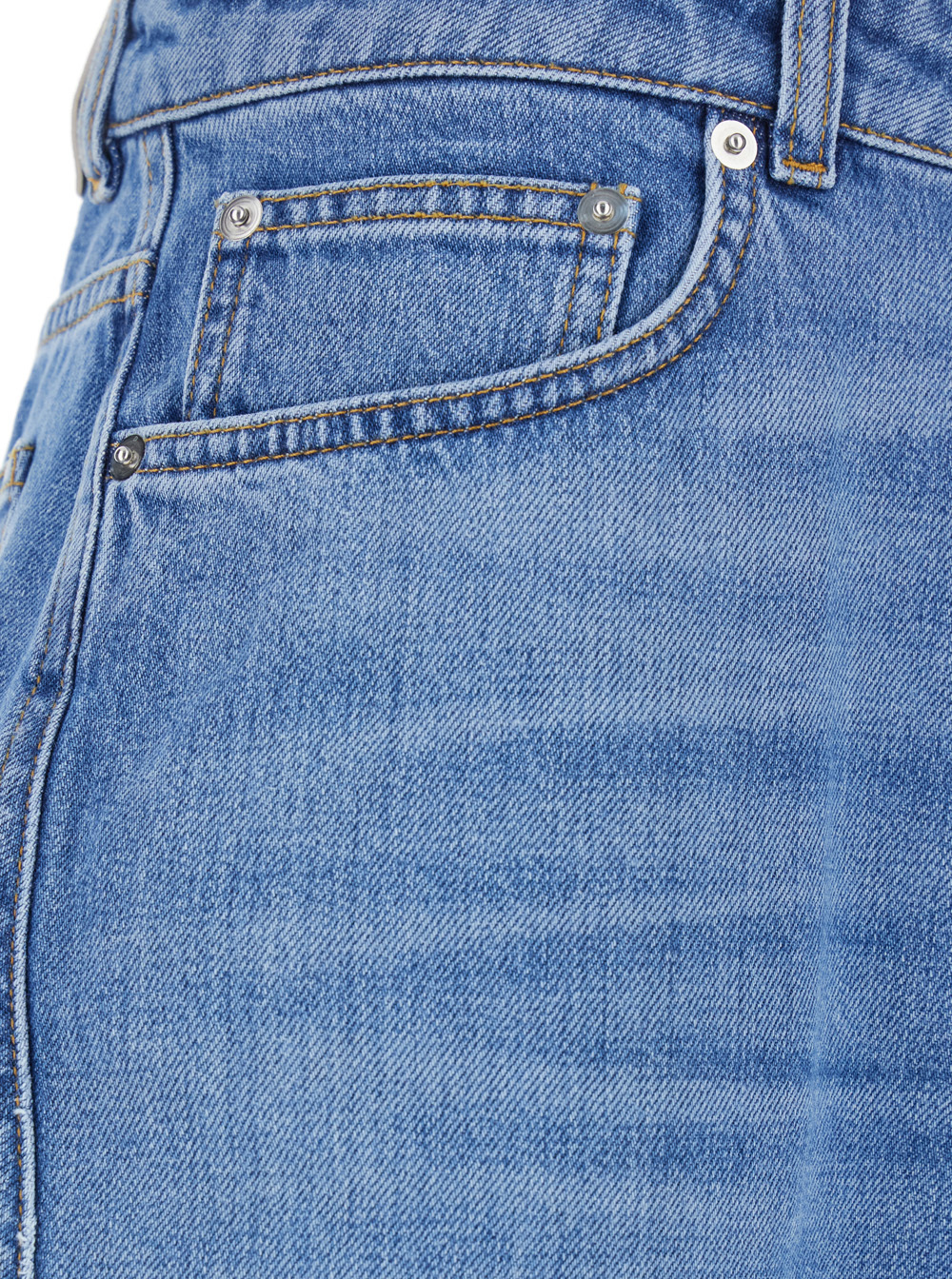 Givenchy Blue Jeans With Logo Patch On The Rear And Wide Leg In Denim Woman In Blue