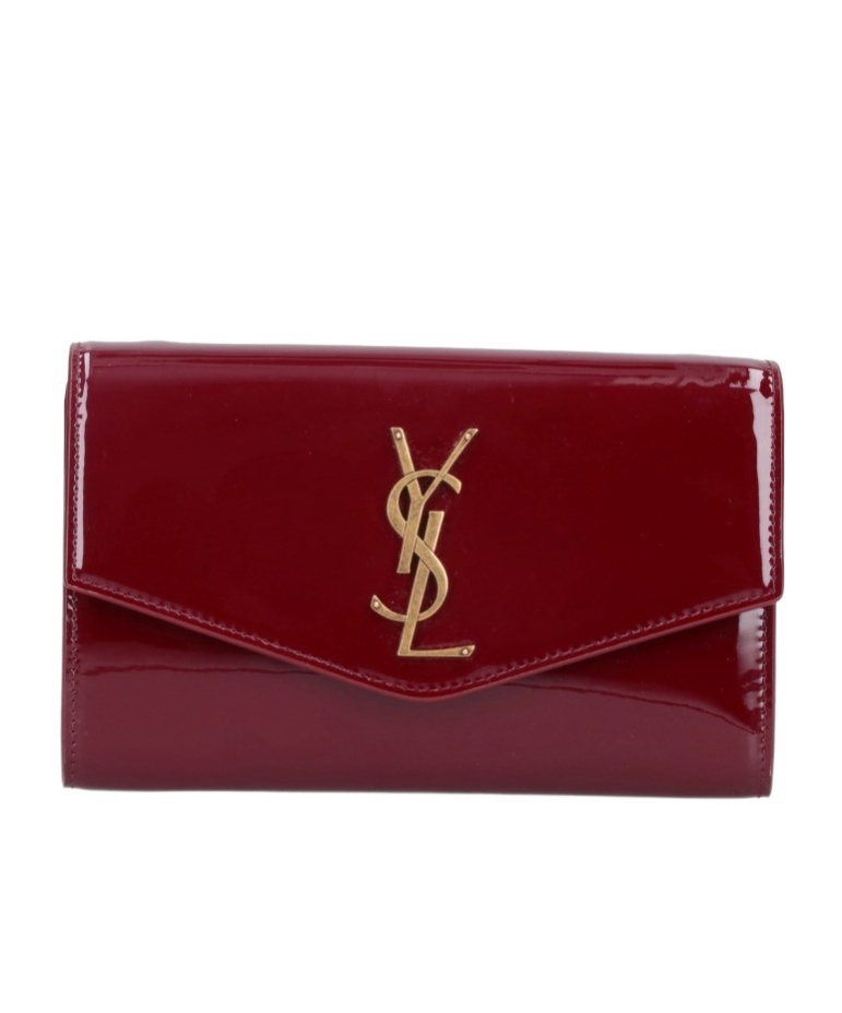 SAINT LAURENT CASSANDRE-LOGO ENVELOPE PURSE