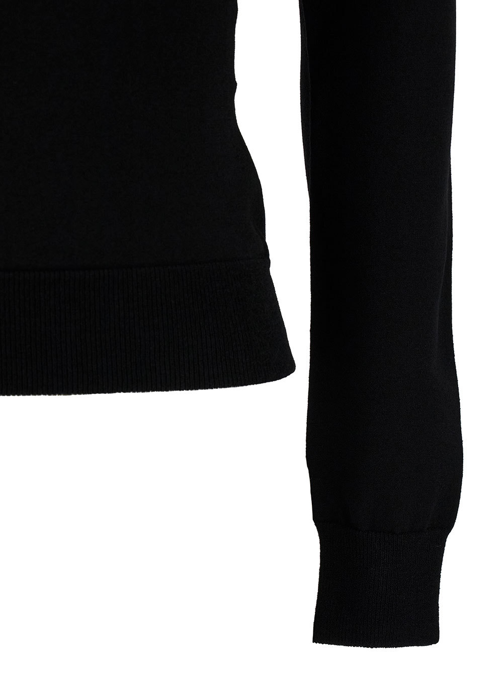 ALEXANDER MCQUEEN ALEXANDER MCQUEEN LONG SLEEVED SQUARE-NECK KNITTED TOP