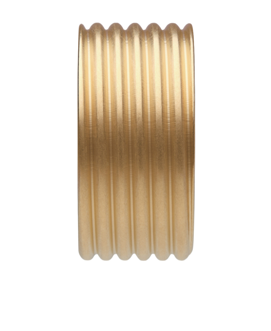 Maison Margiela Gold Bolt And Nut Ring In Yellow