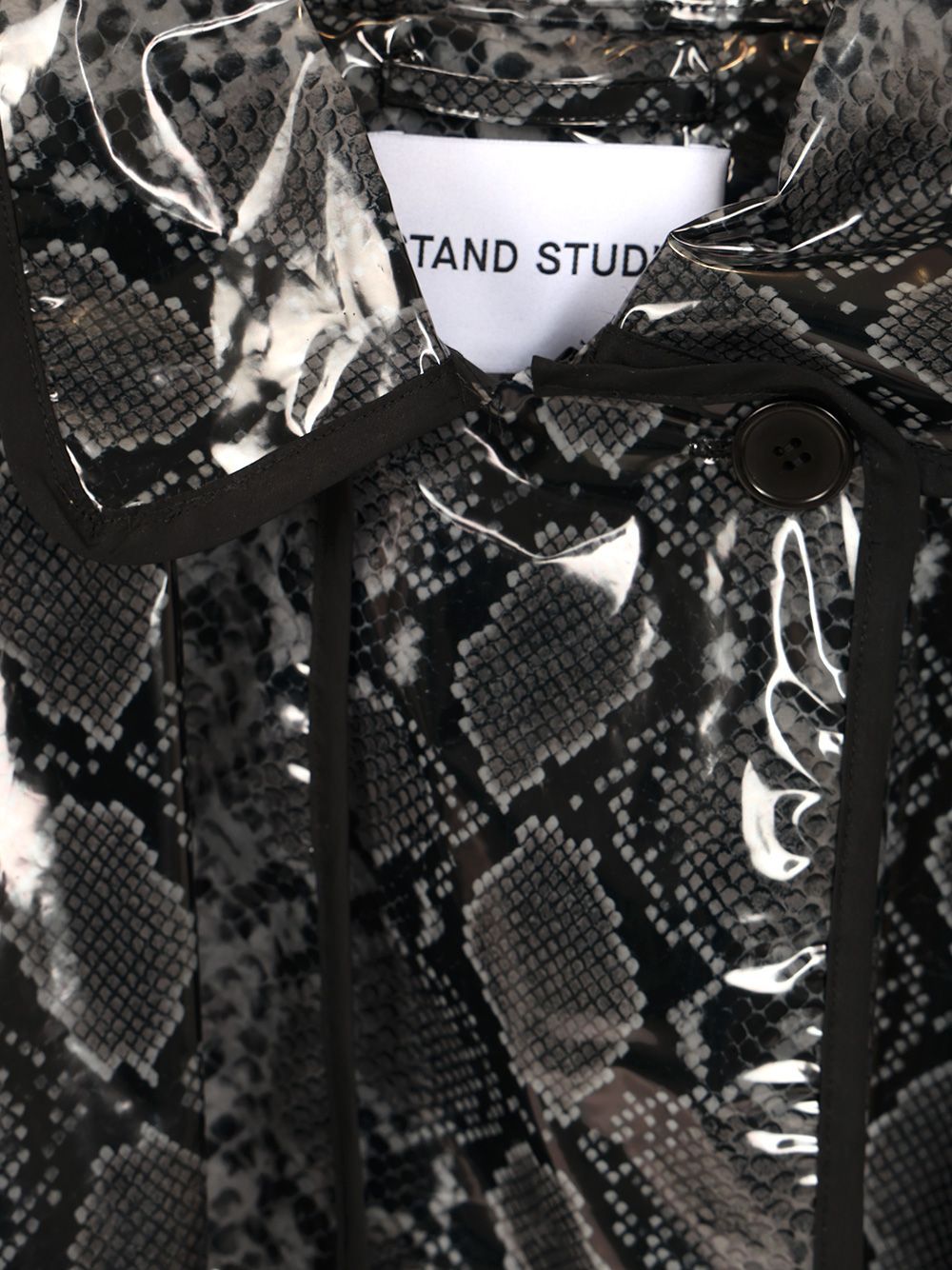 Shop Stand Studio Promise Raincoat In Black