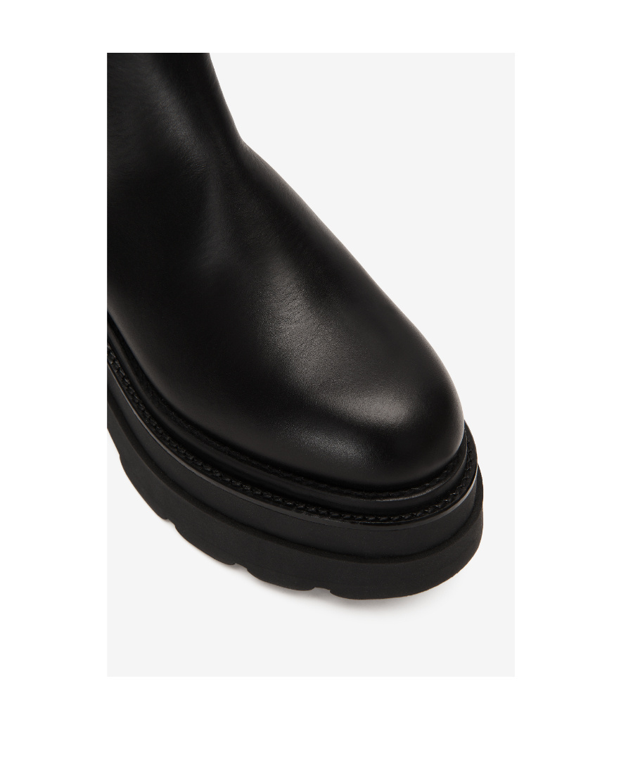 Alexander Wang Carter Platform Knee-high Boots In Black