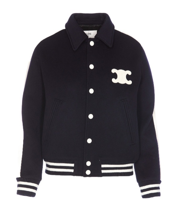Celine Lapel Long-sleeved Jacket In Black