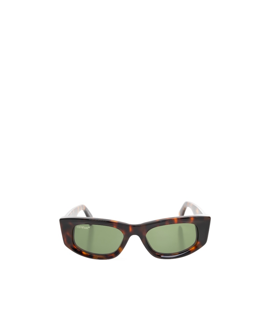 Off-white Matera Rectangle-frame Sunglasses In Green