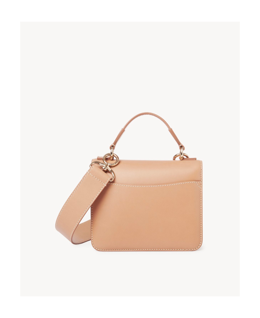Chloé Kattie Small Shoulder Bag In Nude
