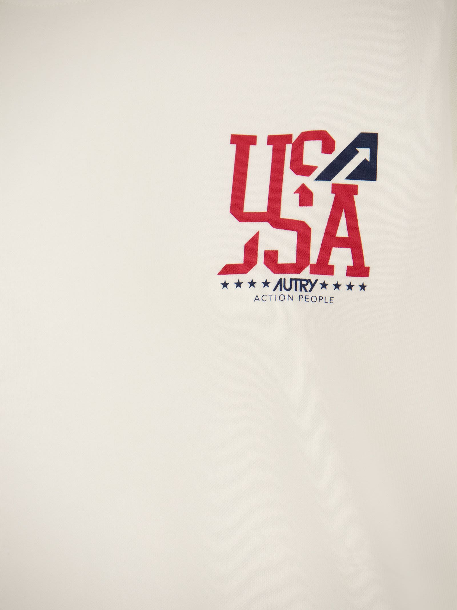 Autry Iconic Sweatshirt Crew Neck In Multicolor