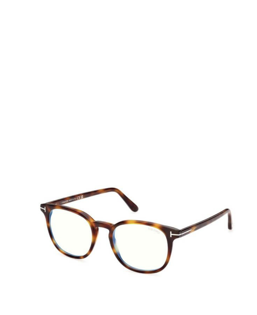 Tom Ford Eyewear Round Frame Glasses In White