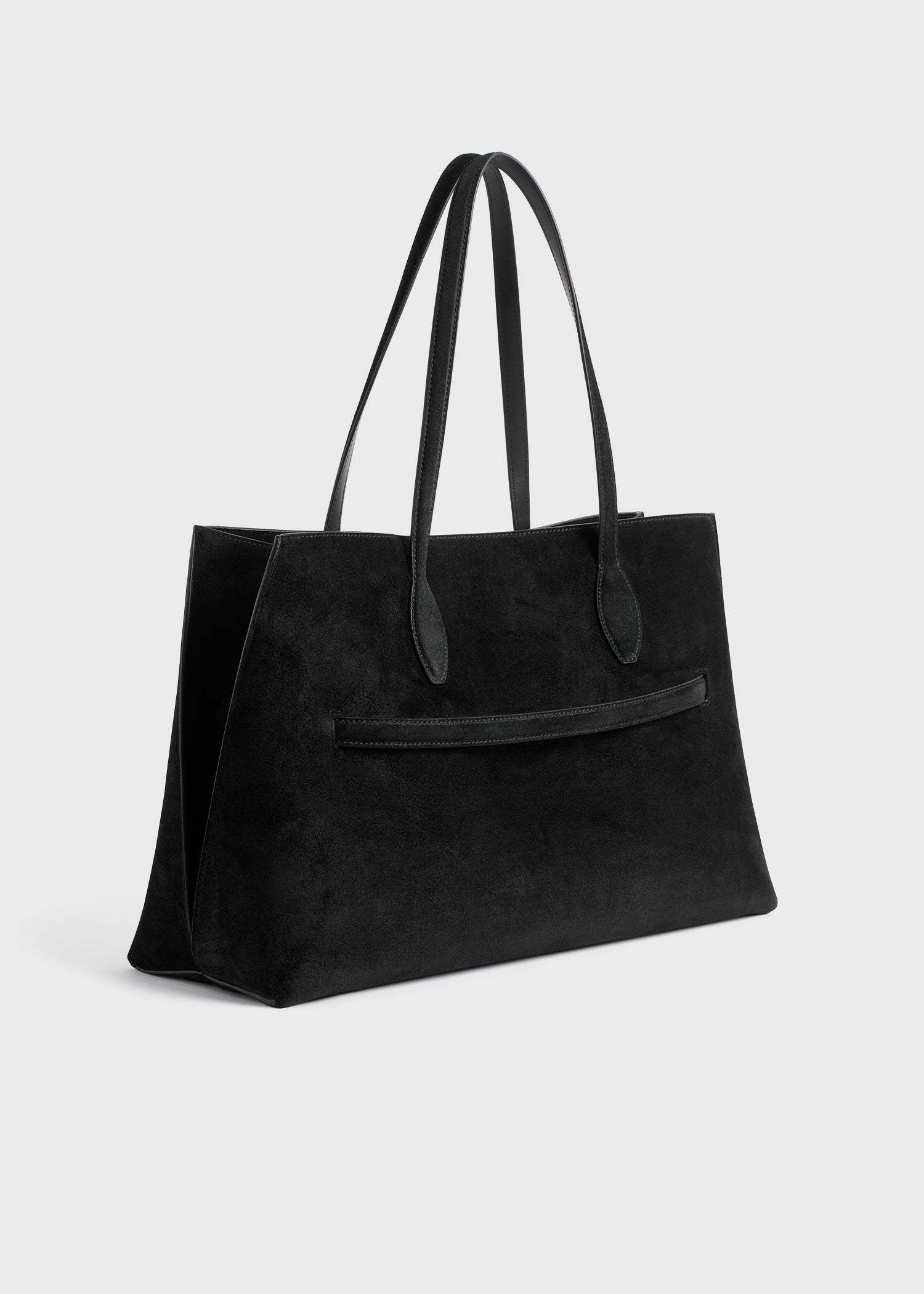 Totême Suede Lounge Tote Black