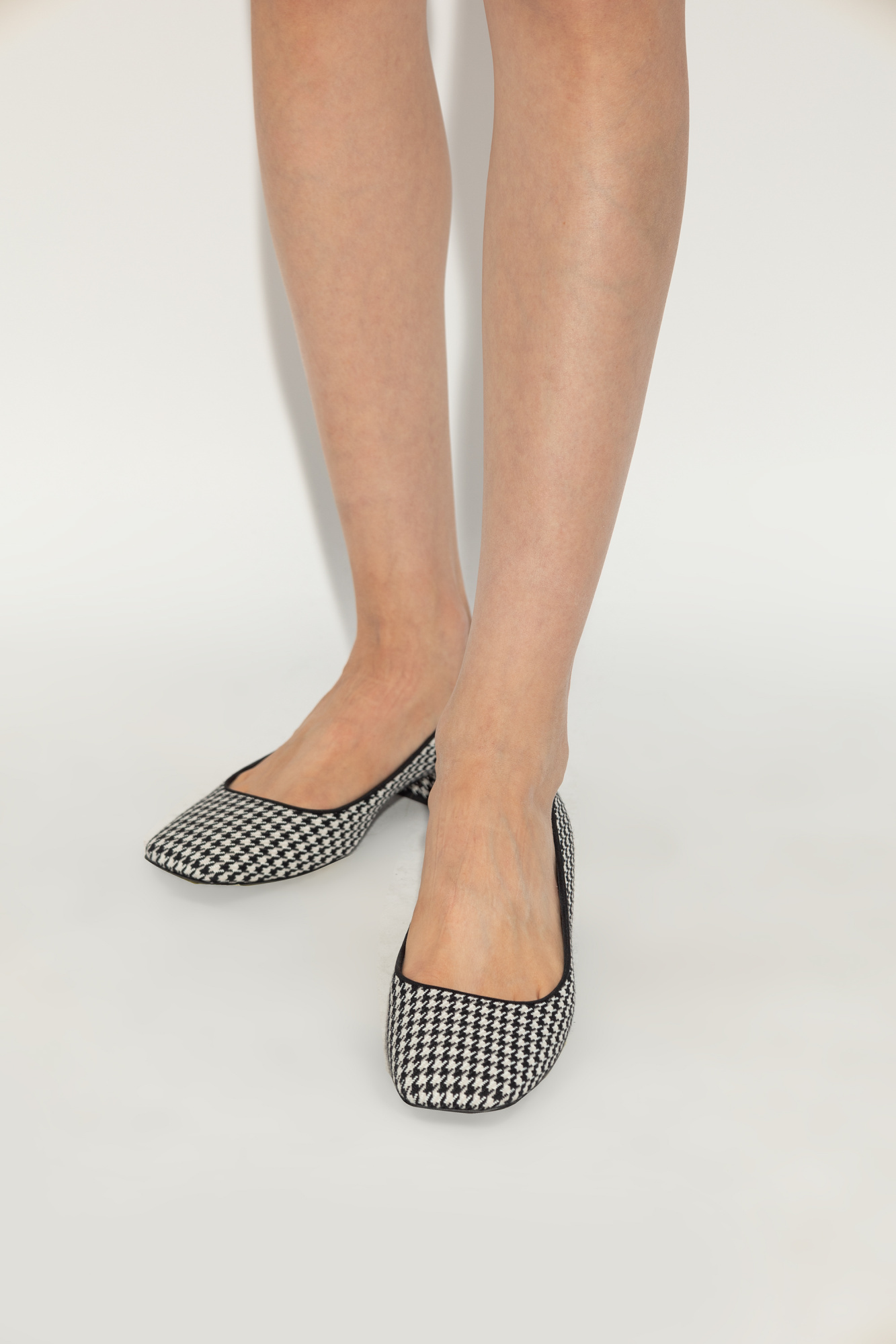 Dolce & Gabbana Dg Houndstooth Pumps In Black