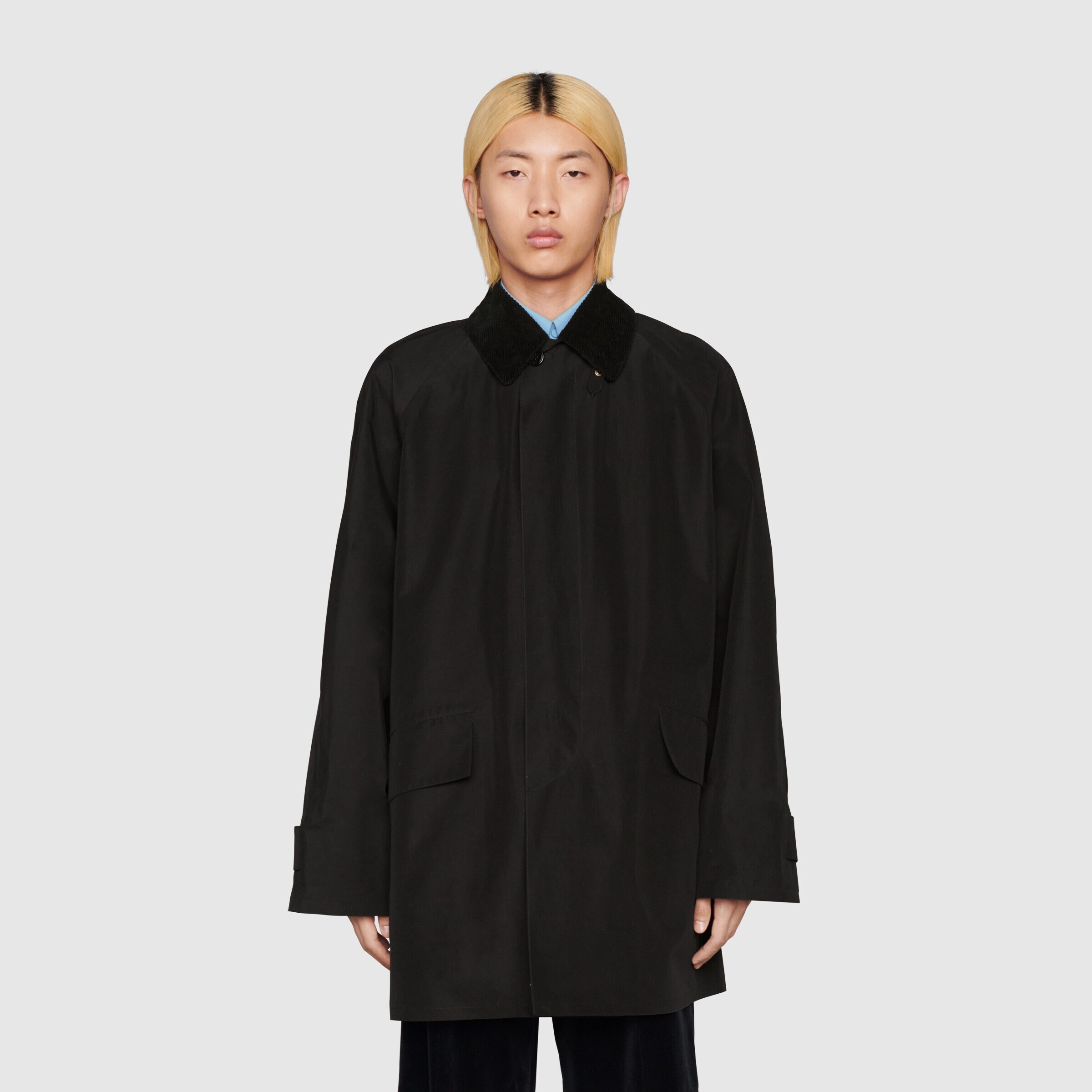 Gucci Cotton Lyric-print Jacket In Black