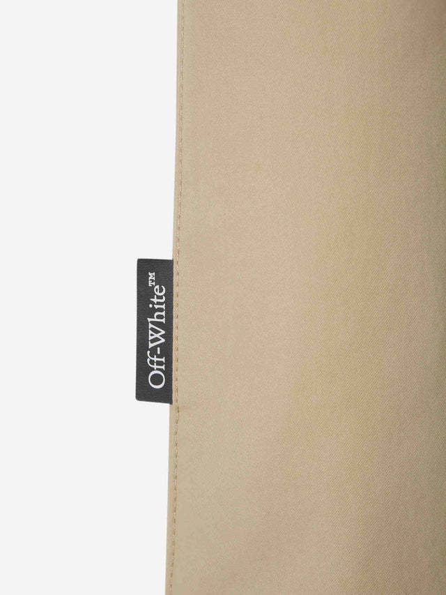 Off-white Belt Loops Slacks In Nude