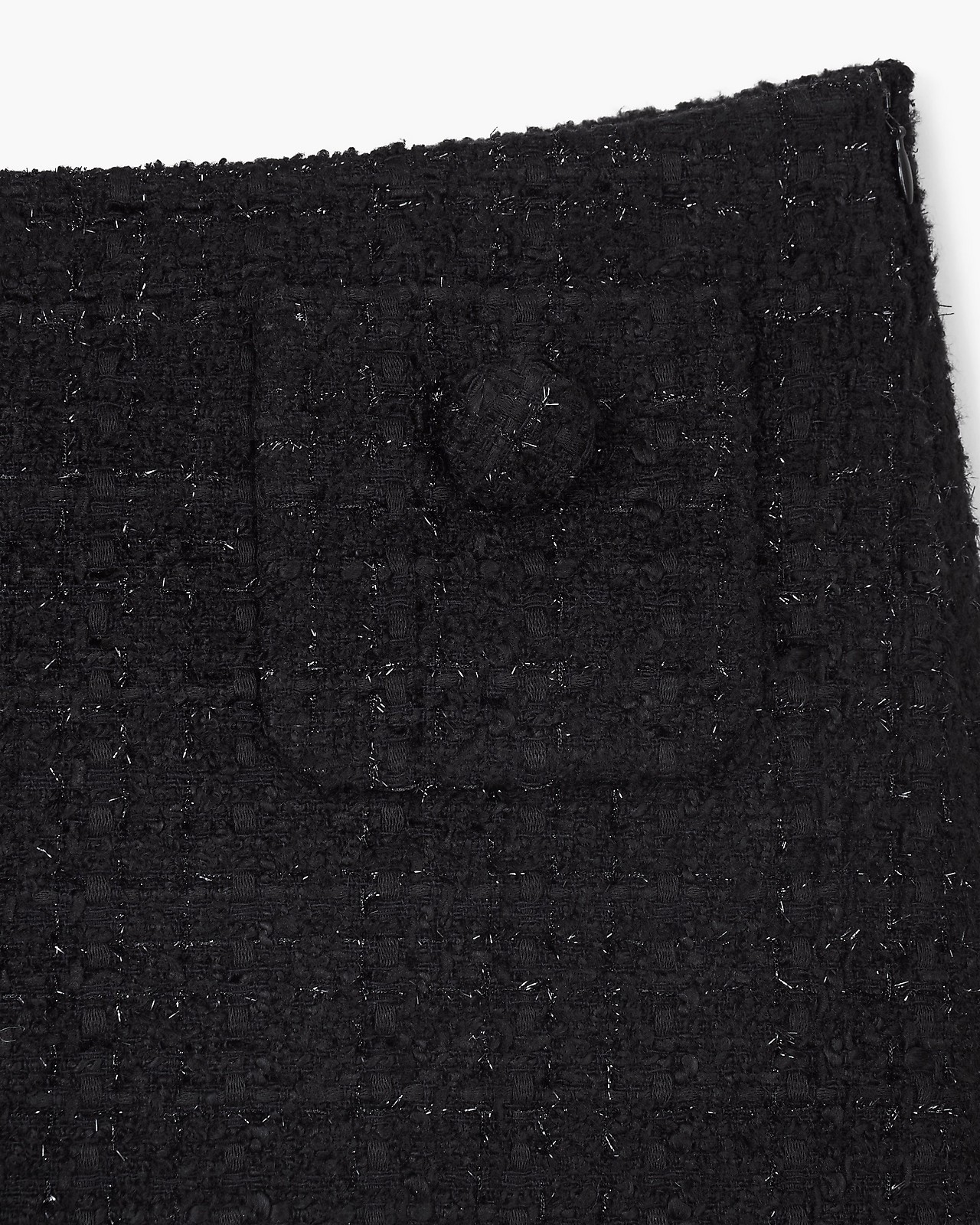 Marc Jacobs Tweed Mini Skirt In Black