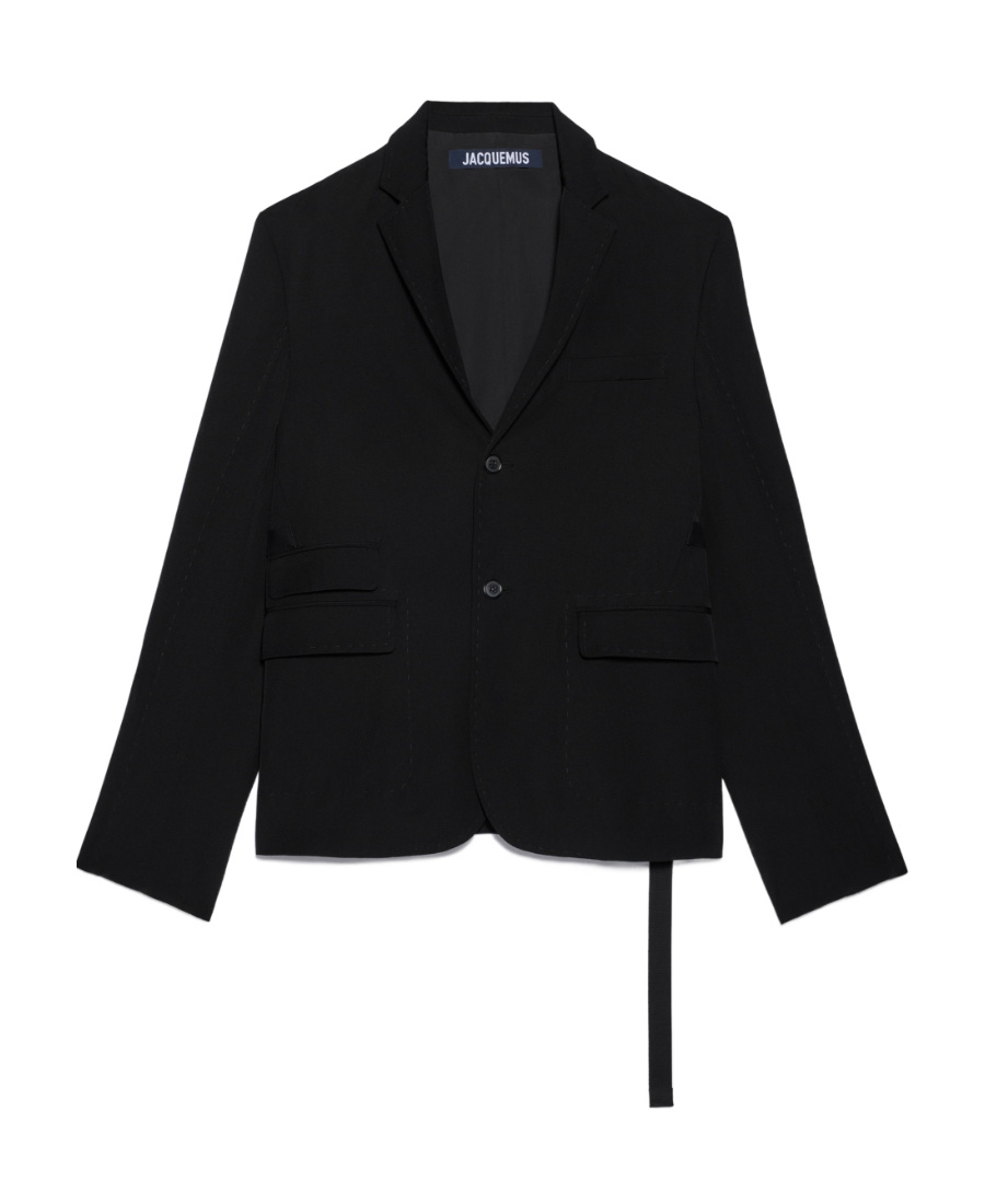 Jacquemus Black Le Chouchou 'la Veste Piccinni' Blazer In Black