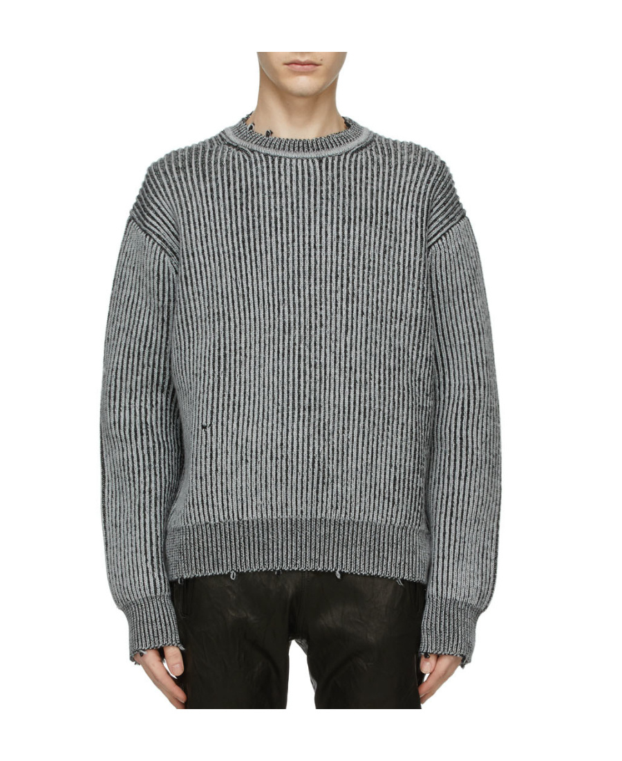 John Elliott Ribbed-knit Crewneck Jumper