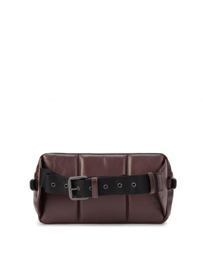 Bottega Veneta Logo Wallet In Red