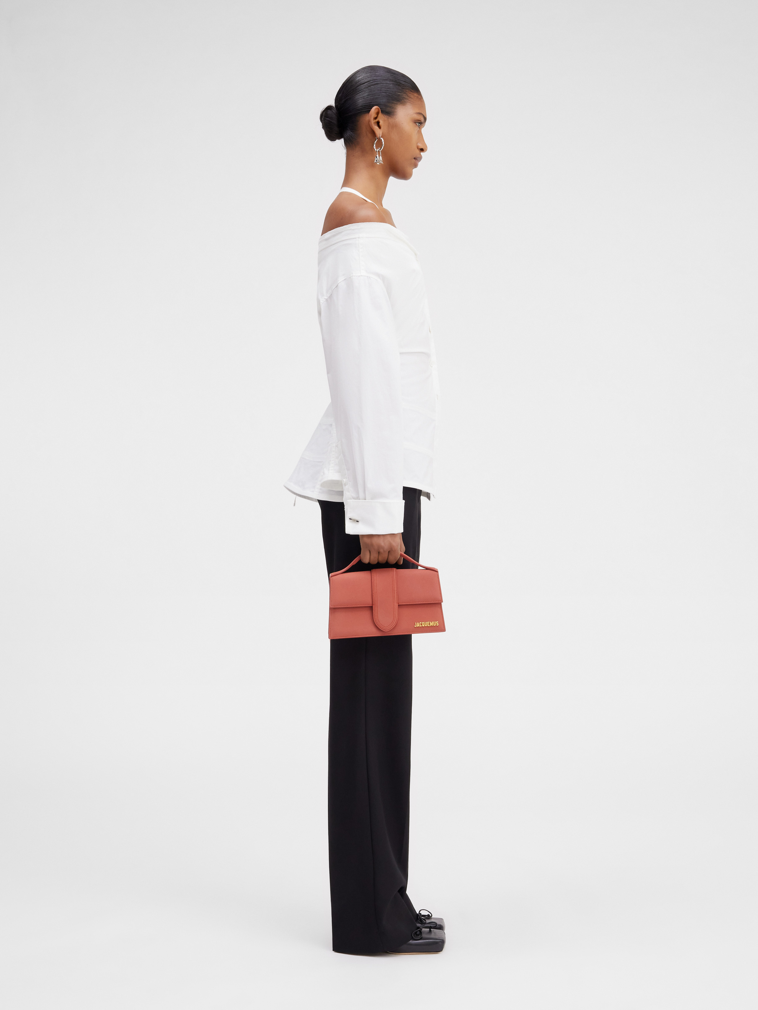 Jacquemus La Chemise Peplo Blouse In White