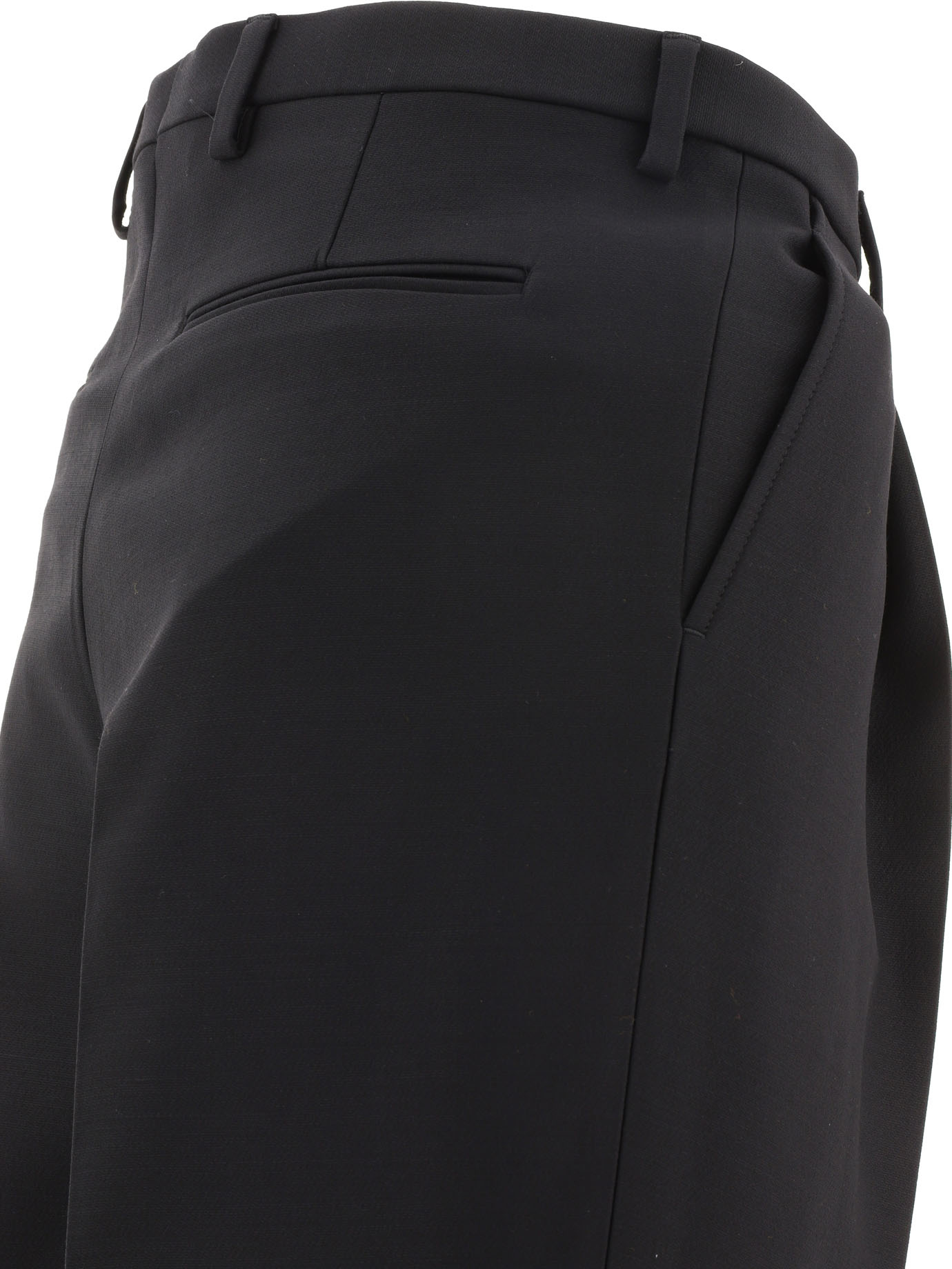 Valentino Side-stripe Tailored Trousers In Black