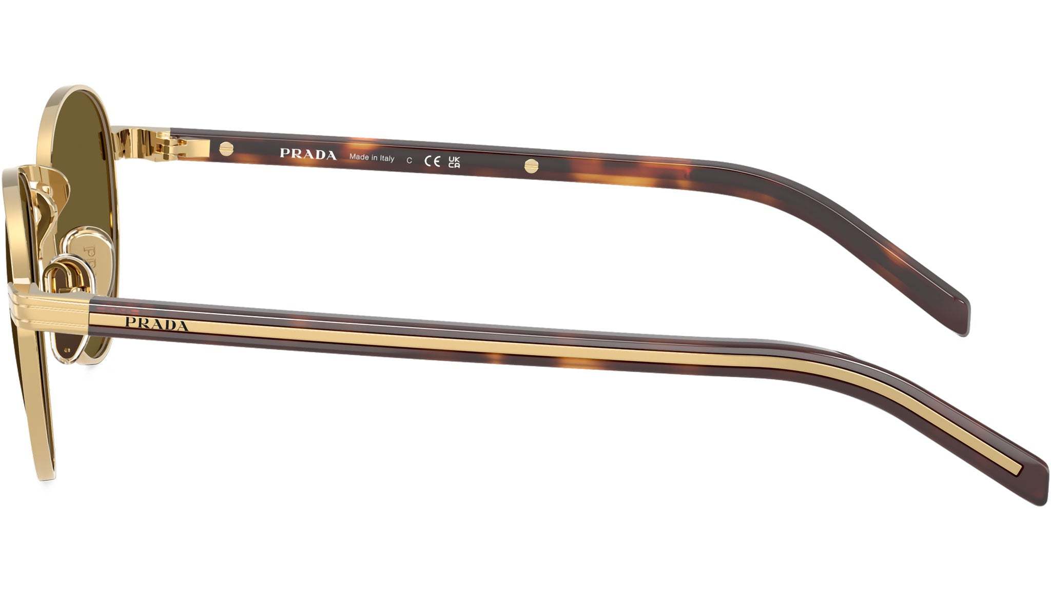 Prada Full Frame Sunglasses In Green